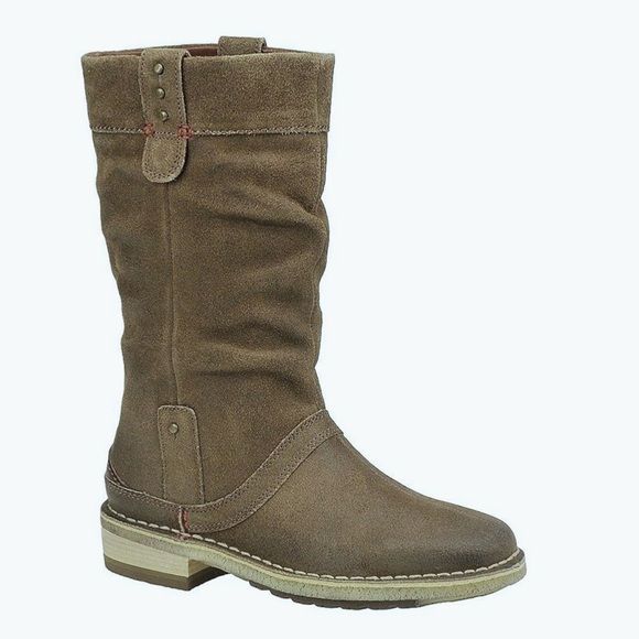Clarks Women's Leather Soho Houston Moto Boot Boho Rugged Weathered Calf Size 6 - Picture 14 of 14